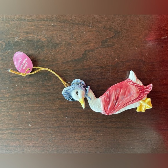 Vintage 1983 Schmid Hunca Munca Beatrix Potter Christmas Easter ornaments - Picture 2 of 5